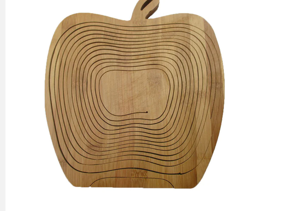 Bamboo Folding Fruit Basket - KitchHaus