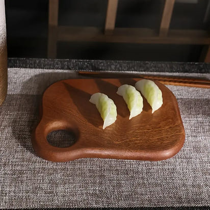 Whole Wood Cutting Board for Fruits and Bread - KitchHaus