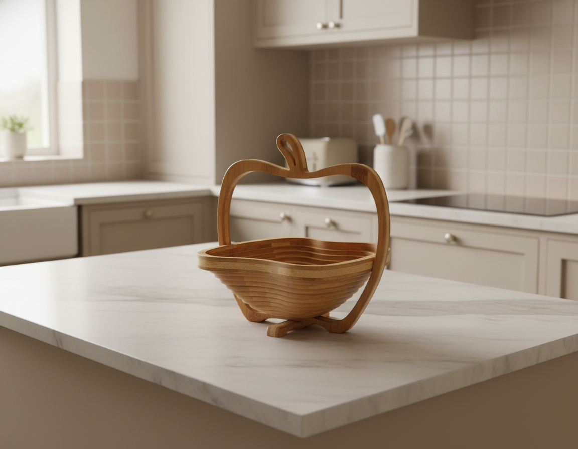 Bamboo Folding Fruit Basket - KitchHaus