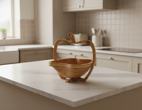 Bamboo Folding Fruit Basket - KitchHaus